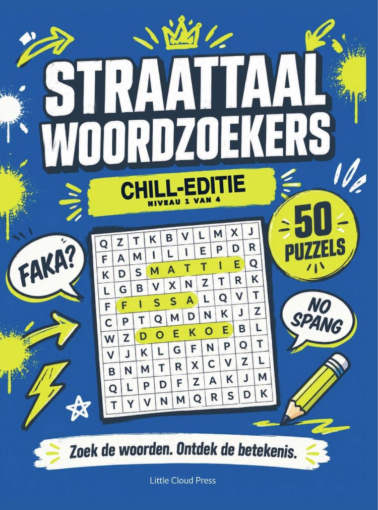 Omslag Straattaal Woordzoekers Chill-editie van FakaBro